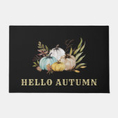 hallo Herfst Waterverf Pumpkins Deurmat (Voorkant)