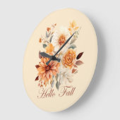 Hallo herfst Waterverf wilde bloemen verlaat herfs Grote Klok (Hoek)