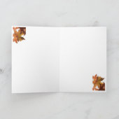 "Hallo Herfst!" Wenskaart Kaart (Binnen)