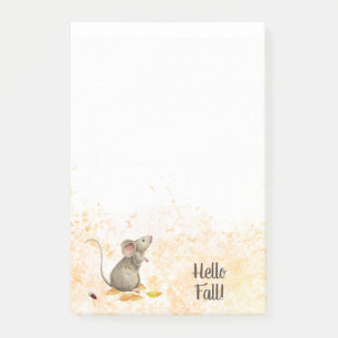 hallo Herfst Woodland Mouse Post-it® Notes