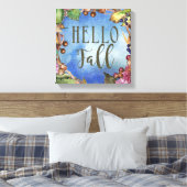 hallo Herfst | Zuren, lederen, leder Canvas Afdruk (Insitu (Slaapkamer))