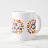 Hallo Herfstscript Grote Koffiekop (Voorkant rechts)