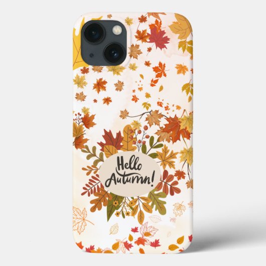Hallo Herfstval verlaat telefoonhoesje Case-Mate iPhone Case (Achterkant)