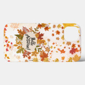 Hallo Herfstval verlaat telefoonhoesje Case-Mate iPhone Case (Achterkant (horizontaal))