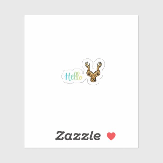 Hallo Herten Sticker (Vel)