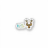 Hallo Herten Sticker (Voorkant)