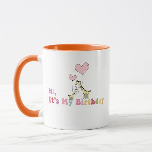 Hallo, het is mijn verjaardagsmok – leuk cadeau vo mok (Links)