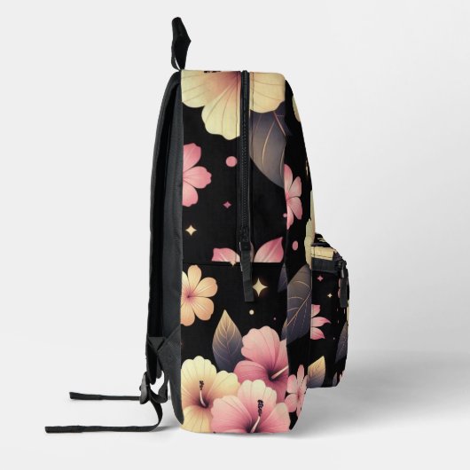 Hallo Hibiscus Bedrukte Rugzak (Links)