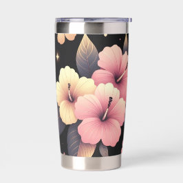 Hallo Hibiscus Geïsoleerde Drinkbeker