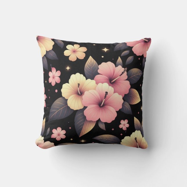 Hallo Hibiscus Kussen (Voorkant)