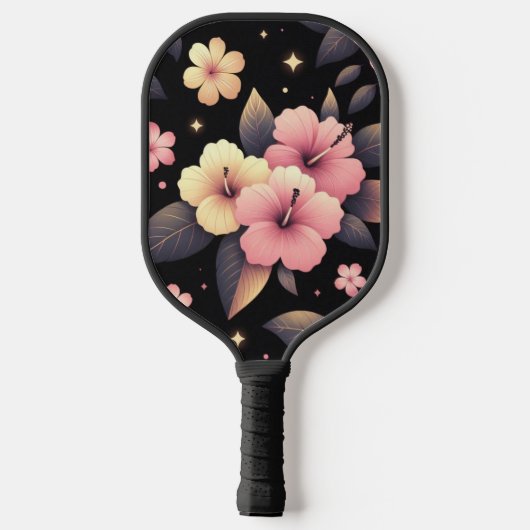 Hallo Hibiscus Pickleball Paddle (Achterkant)