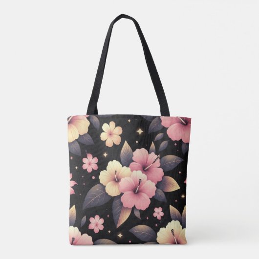 Hallo Hibiscus Tote Bag (Achterkant)