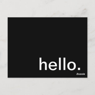 hallo, hoe gaat het? briefkaart