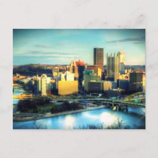 Hallo Hoe Pittsburgh Briefkaart (Voorkant)