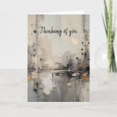 Hallo Hoi, ik denk aan moderne Abstracte kunst Kaart (Voorkant)