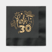 Hallo Hola 30 30 jaar 30 jaar Spaans Folie Servetten (Voorkant)