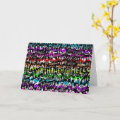 Hallo Hola Bonjour Kaart (Gele Bloem)