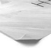 hallo Hola Bonjour Modern Typografie Black Gray Poster (Hoek)