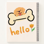 Hallo Hond & Tulp Notitieboek (Achterkant)