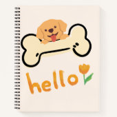 Hallo Hond & Tulp Notitieboek (Voorkant)