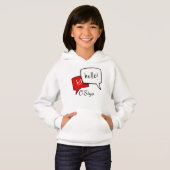 Hallo Hoodie (Voorkant volledig)