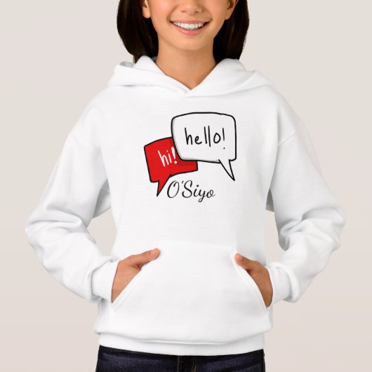 Hallo Hoodie (Voorkant)