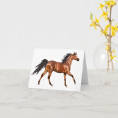 Hallo Horse, Love, Thinking of You, Bedankt Kaart (Gele Bloem)