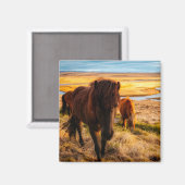hallo Horse Magnet (Voorkant / Achterkant)
