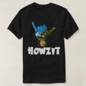 Hallo Howzit Hawaii T-shirt (Design voorkant)