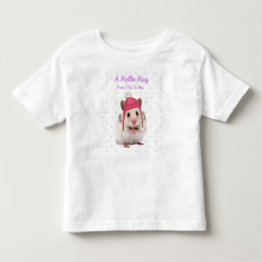 hallo Hug Hamster Kinder Shirts (Voorkant)