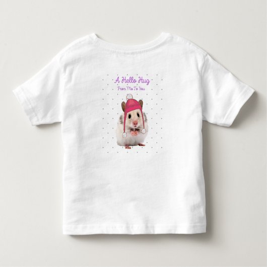 hallo Hug Hamster Kinder Shirts (Achterkant)