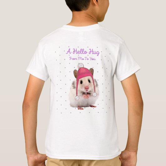 hallo Hug Hamster T-shirt (Achterkant)