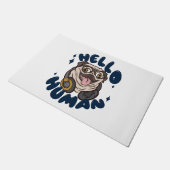 hallo huidshond deurmat (Schuin)