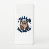 hallo huidshond samsung galaxy hoesje (Achterkant)