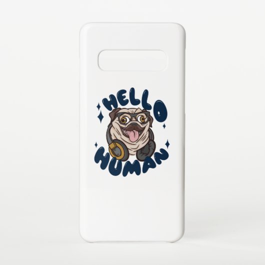 hallo huidshond samsung galaxy hoesje (Achterkant)