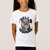 hallo huidshond t-shirt (Voorkant)