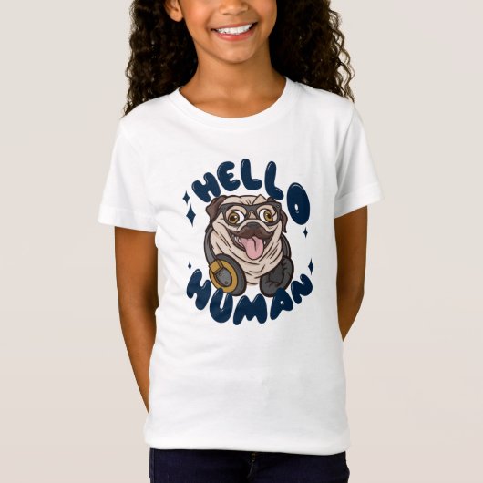 hallo huidshond t-shirt (Voorkant)