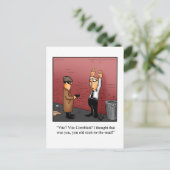 Hallo Humor Briefkaart Funny Hi en (Staand voorkant)