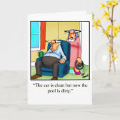 Hallo Humor Wenskaart Funny Hi En Kaart (Gele Bloem)