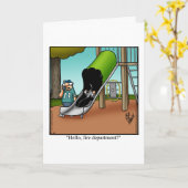 Hallo Humor Wenskaart Funny Hi En Kaart (Gele Bloem)