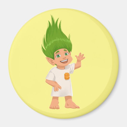 Hallo Humphrey Waves Magneet (Voorkant)