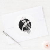 hallo iedereen ronde sticker (Envelop)