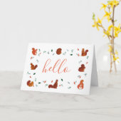 Hallo IJsberen Blanco Kaart (Gele Bloem)