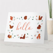 Hallo IJsberen blanco Kaart (Voorkant)