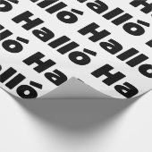 Hallo IJslandse Halló Cadeaupapier (Hoek)