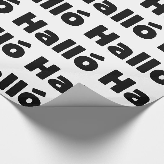 Hallo IJslandse Halló Cadeaupapier (Hoek)