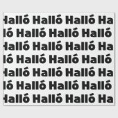 Hallo IJslandse Halló Cadeaupapier (Vlak)