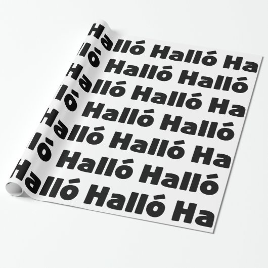 Hallo IJslandse Halló Cadeaupapier (Uitgerold)