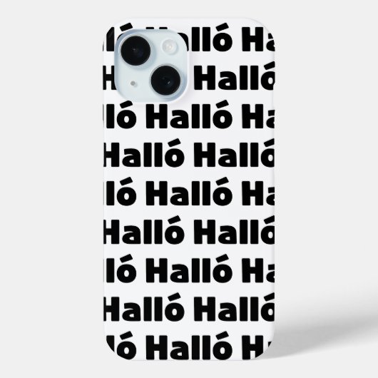 Hallo IJslandse Halló Case-Mate iPhone Case (Achterkant)