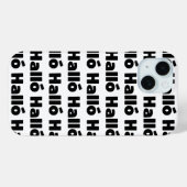 Hallo IJslandse Halló Case-Mate iPhone Case (Achterkant (horizontaal))